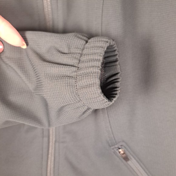 Ascend Women's Lightweight Dark Green Hooded Zip Front Jacket Size XS - Picture 3 of 11